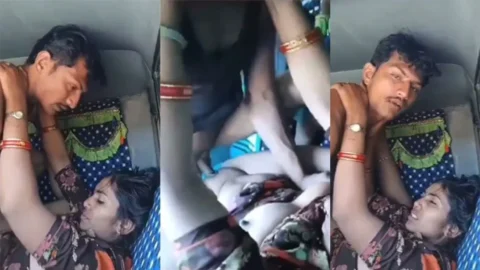 Desi Bhabhi Affair Fucking Hard with Lover Car Driver