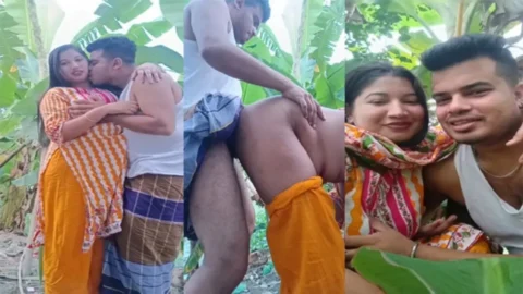 Horny Village Bhabi Outdoor Fucking Romance