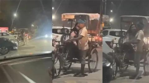 Road Side Rickshaw Puller - Girl Caught Dick Viral