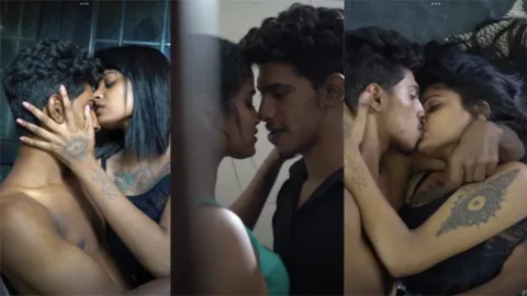 Tattooed Indian Baddie Meeting Lover After Long Time